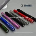 2015 medical led pen torch, alumínio levou pen flashlight